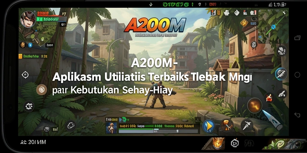 Screenshot A200M menunjukkan fitur kesehatan perangkat yang optimal.