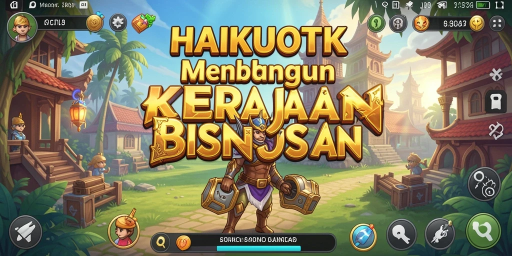 Tampilan gameplay HAIKUOTK yang menarik dan penuh strategi Tycoon.