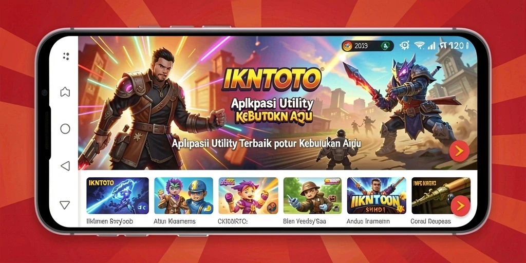 Tampilan antarmuka aplikasi IKNTOTO yang user-friendly dan fungsional.