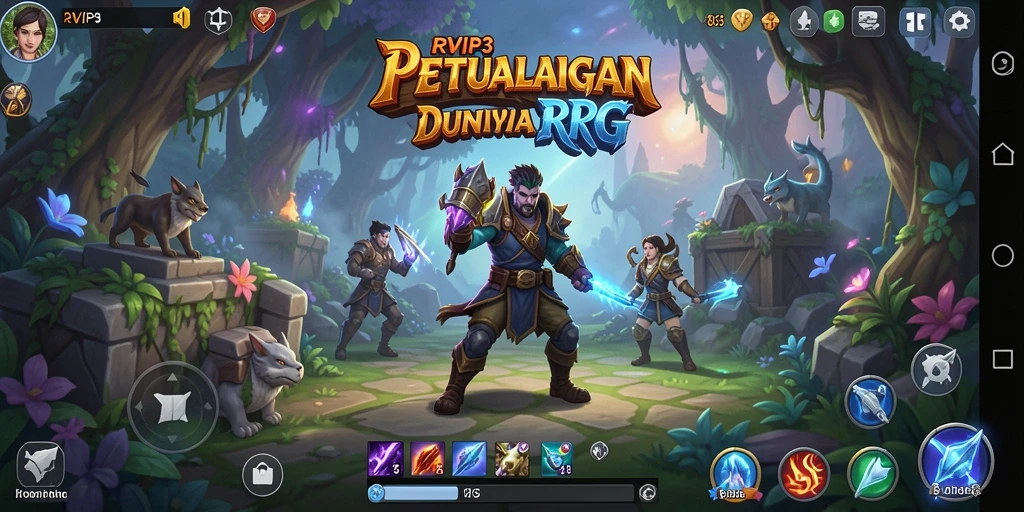 Tampilan gameplay RVIP3 yang menegangkan dengan banyak aksi RPG.