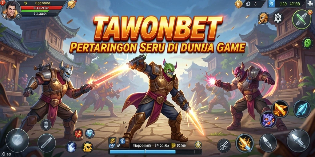 Gameplay seru dalam TAWONBET yang penuh aksi dan strategi.