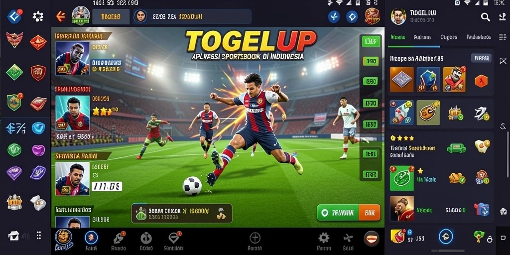 Tampilan gameplay Sportsbook yang menarik dan interaktif.