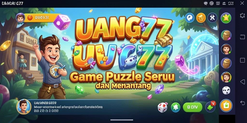Tampilan gameplay menantang dalam UANG77.